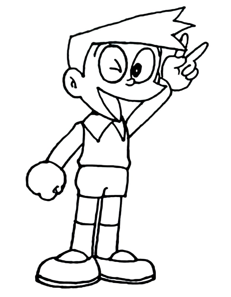 Printable Suneo Honekawa Coloring Pages