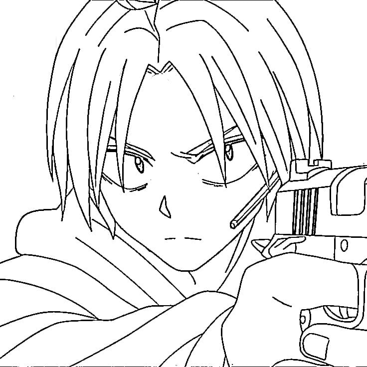 Printable Shin Asakura Coloring Pages