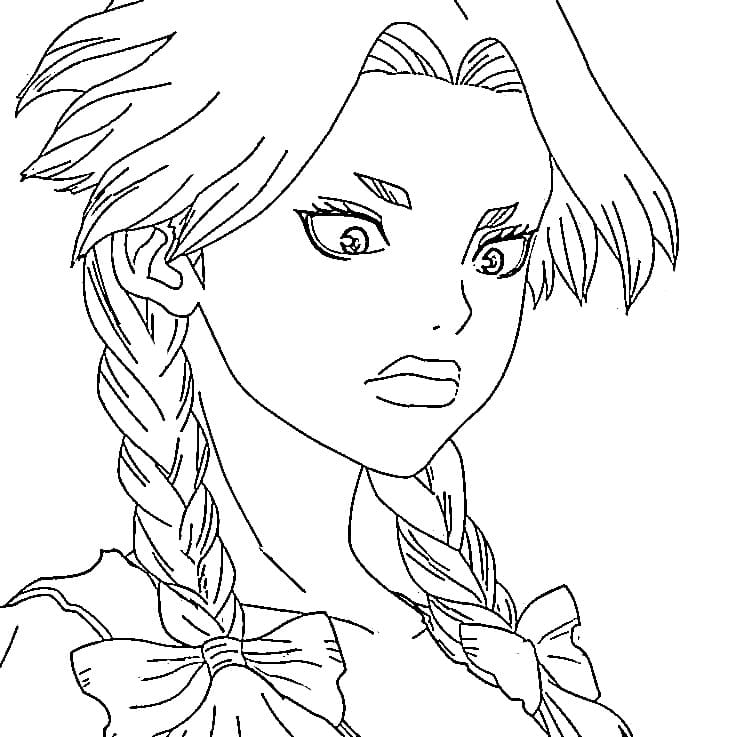 Nikki Hanada in Anime Dr Stone