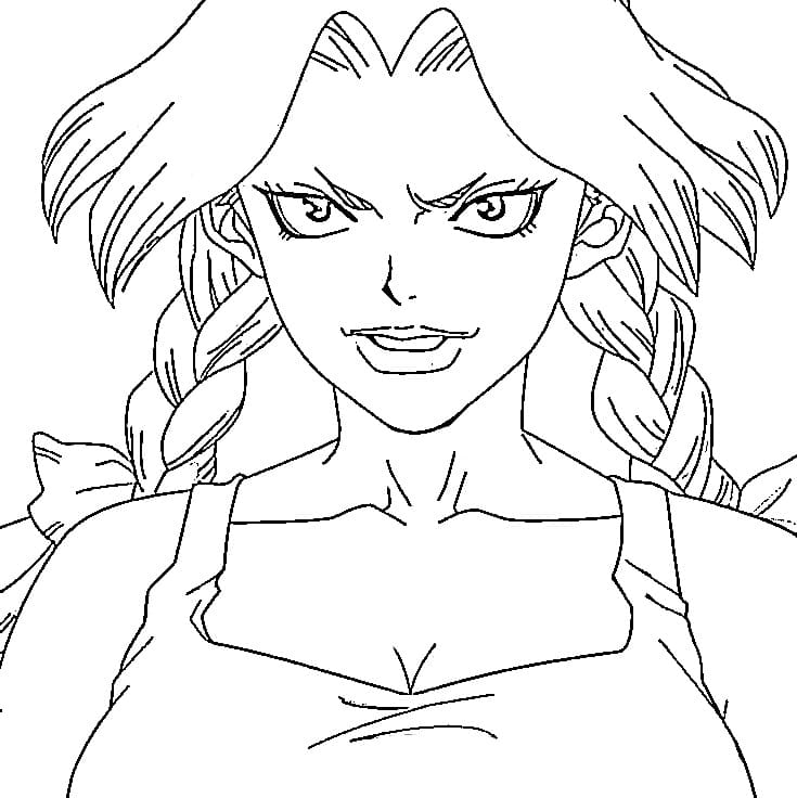 Printable Nikki Hanada Coloring Pages