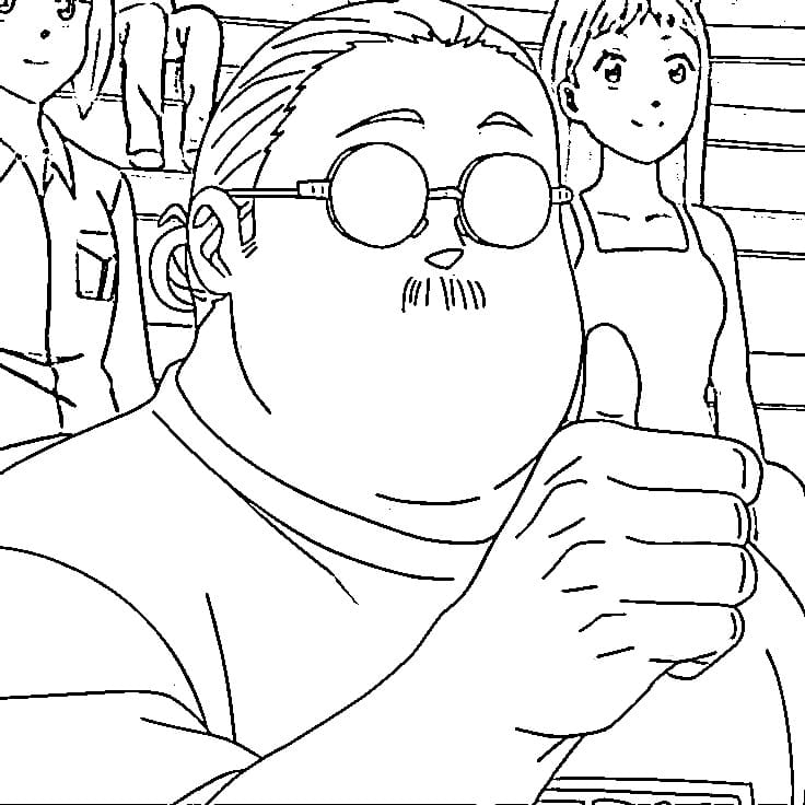 Printable Sakamoto Days Coloring Pages