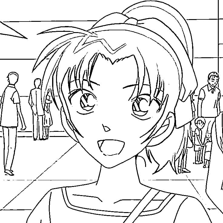 Toyama Kazuha from Anime Conan