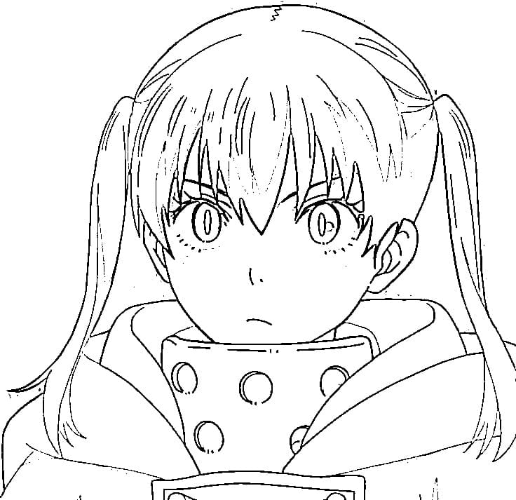 Printable Tamaki Kotatsu Coloring Pages