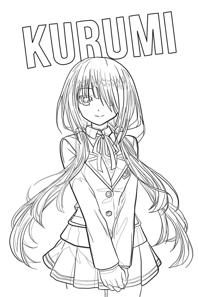 Date A Live Free Printable