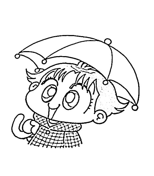 Miiko with Umbrella