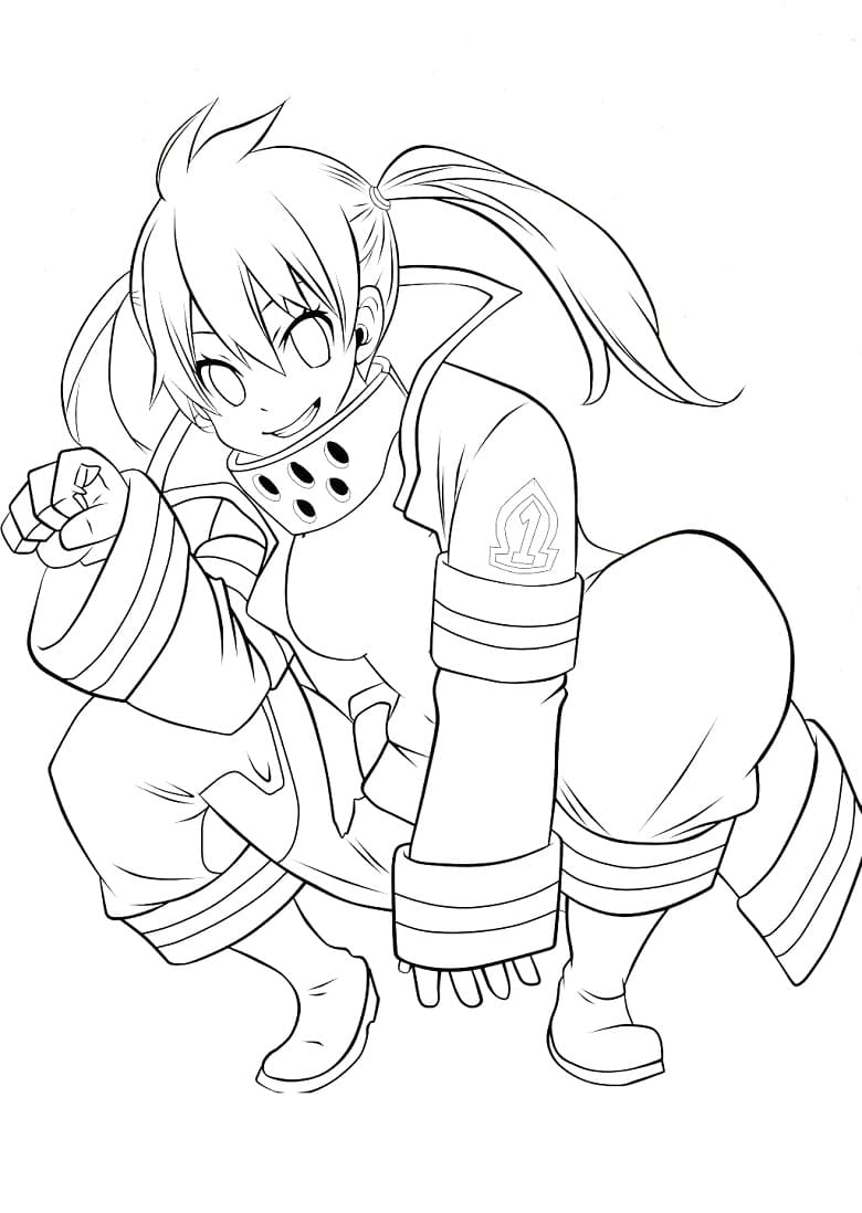 Tamaki Kotatsu in Anime Fire Force