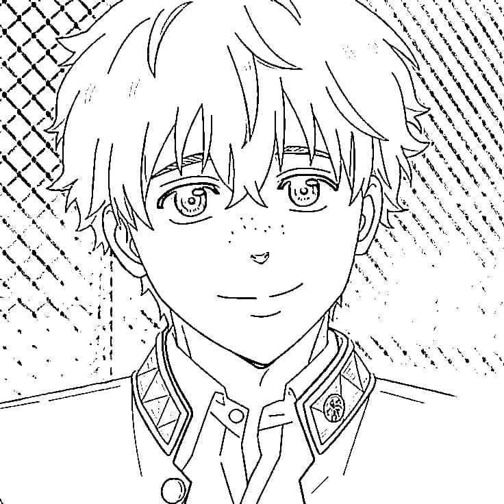 Akihiko Nirei from Wind Breaker