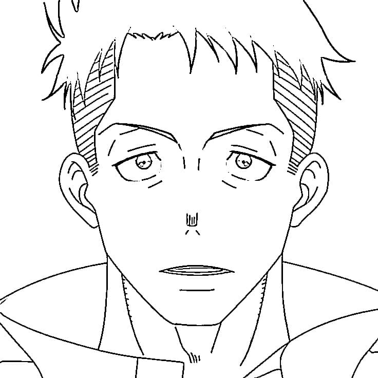 Printable Akitaru Obi Coloring Pages
