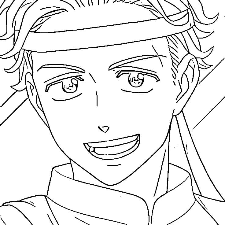 Printable Hajime Umemiya Coloring Pages