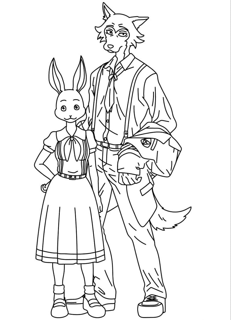 Printable Beastars Coloring Pages