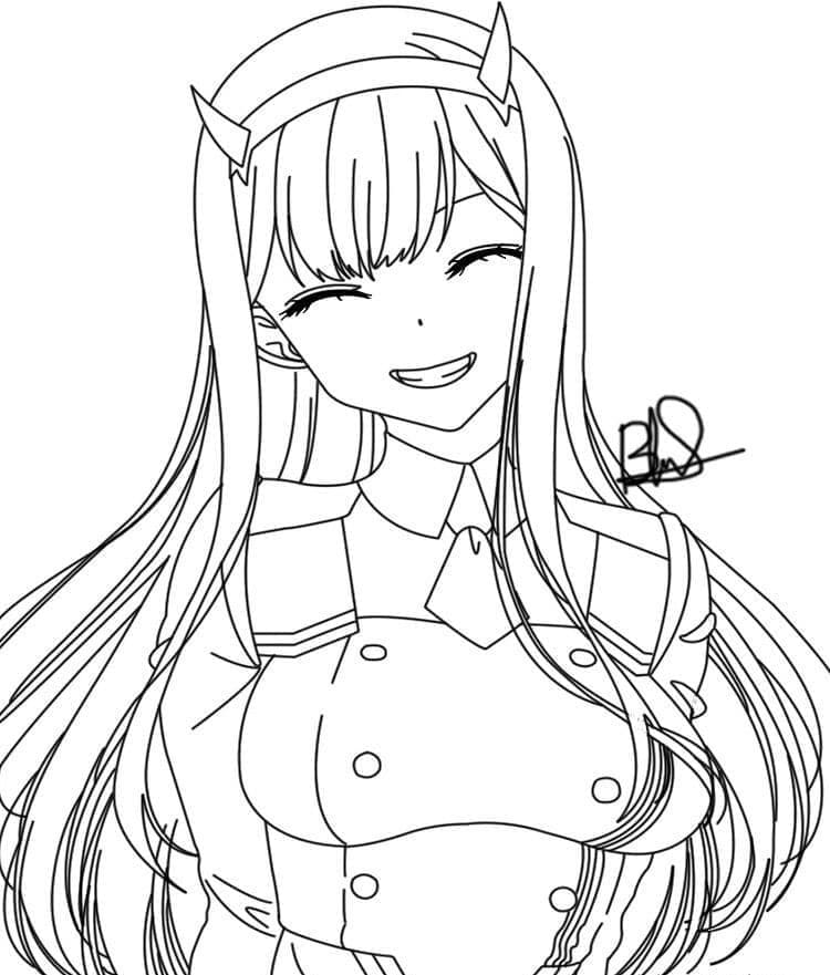 Zero Two is Smiling