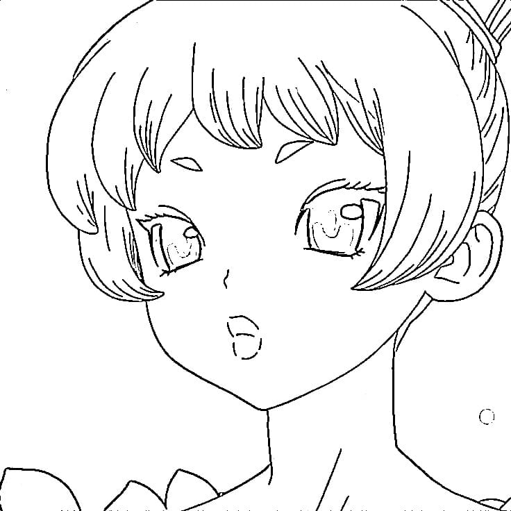 Printable Homura Momiji Coloring Pages