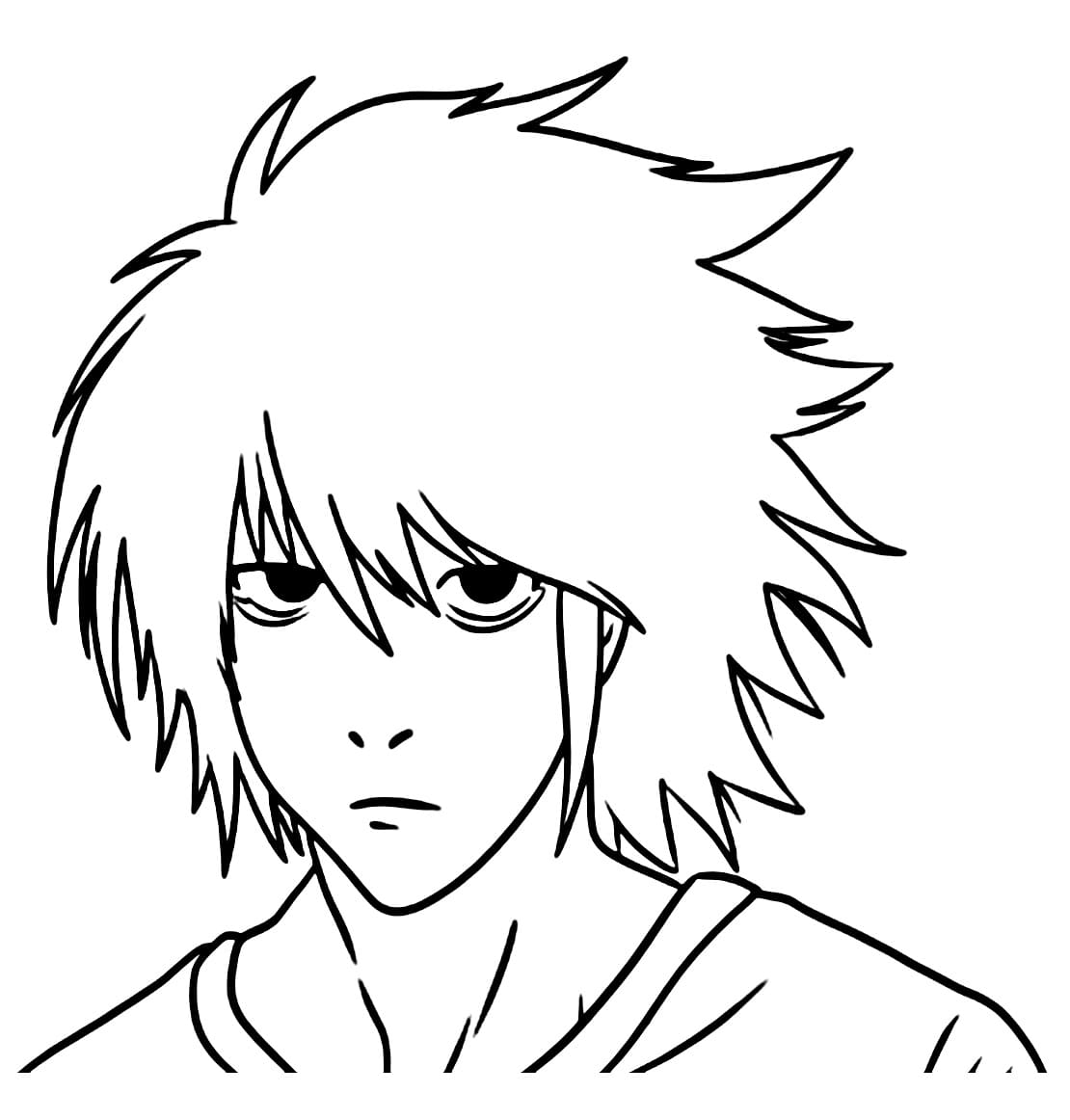 Printable L Death Note
