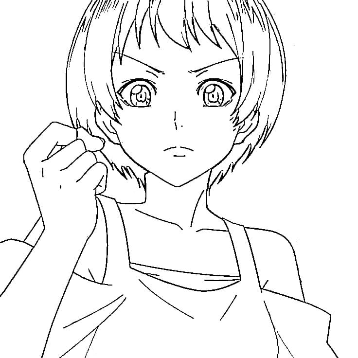 Printable Aina Yoshiwara Coloring Pages