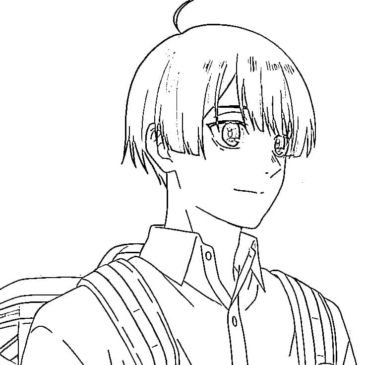Printable Ayato Yorita Coloring Pages