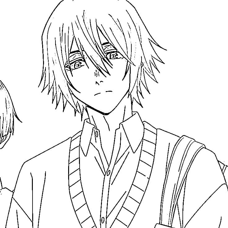 Printable Saku Natsusawa Coloring Pages