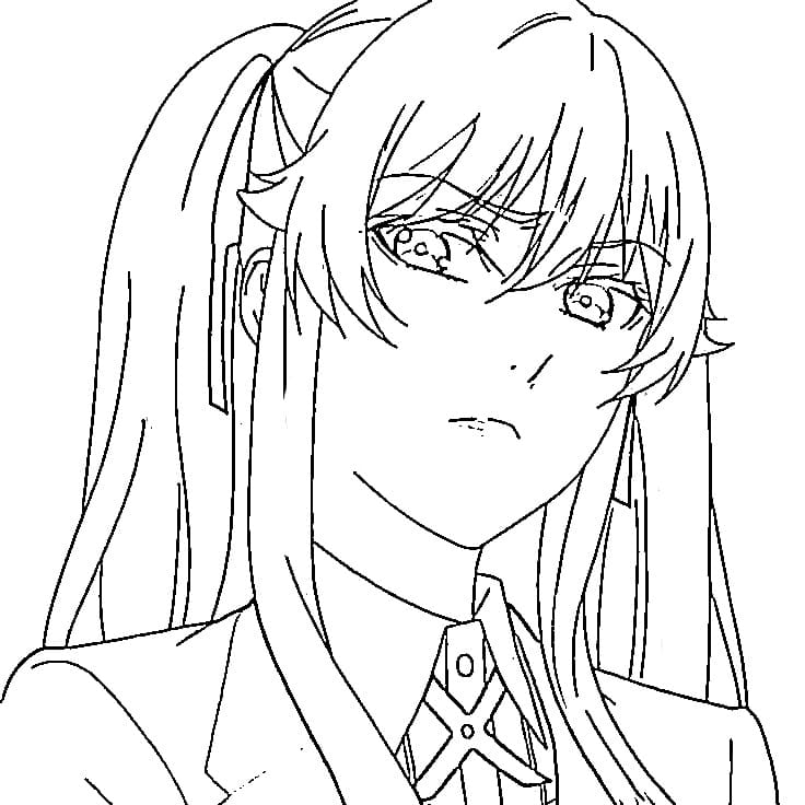 Printable Mary Saotome Coloring Pages