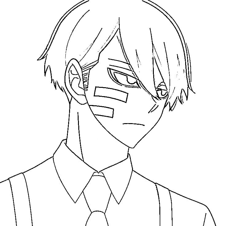 Cool Naito Mudano coloring page Cool Naito Mudano