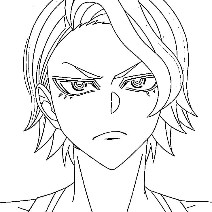 Printable Kuina Sazanami Coloring Pages