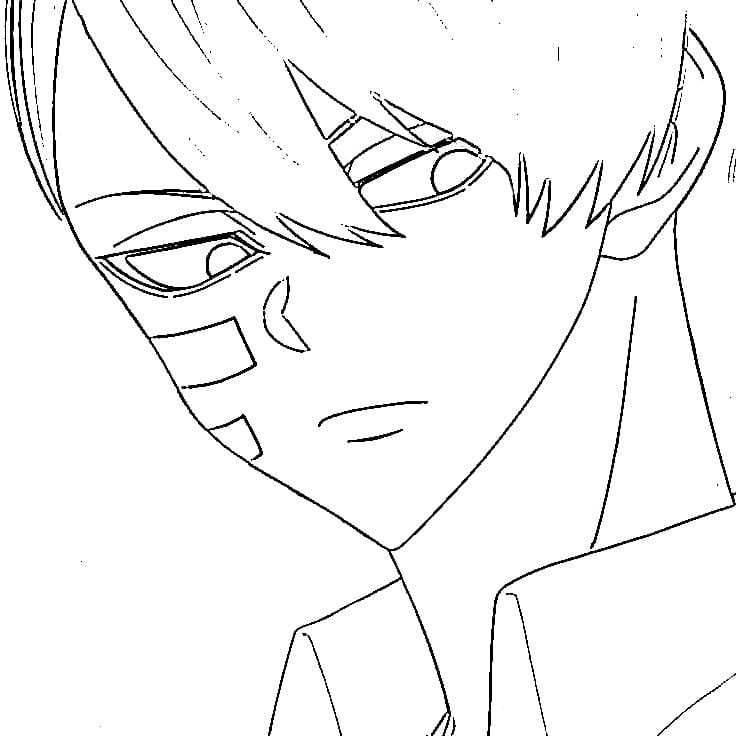 Naito Mudano Tougen Anki coloring page Naito Mudano Tougen Anki