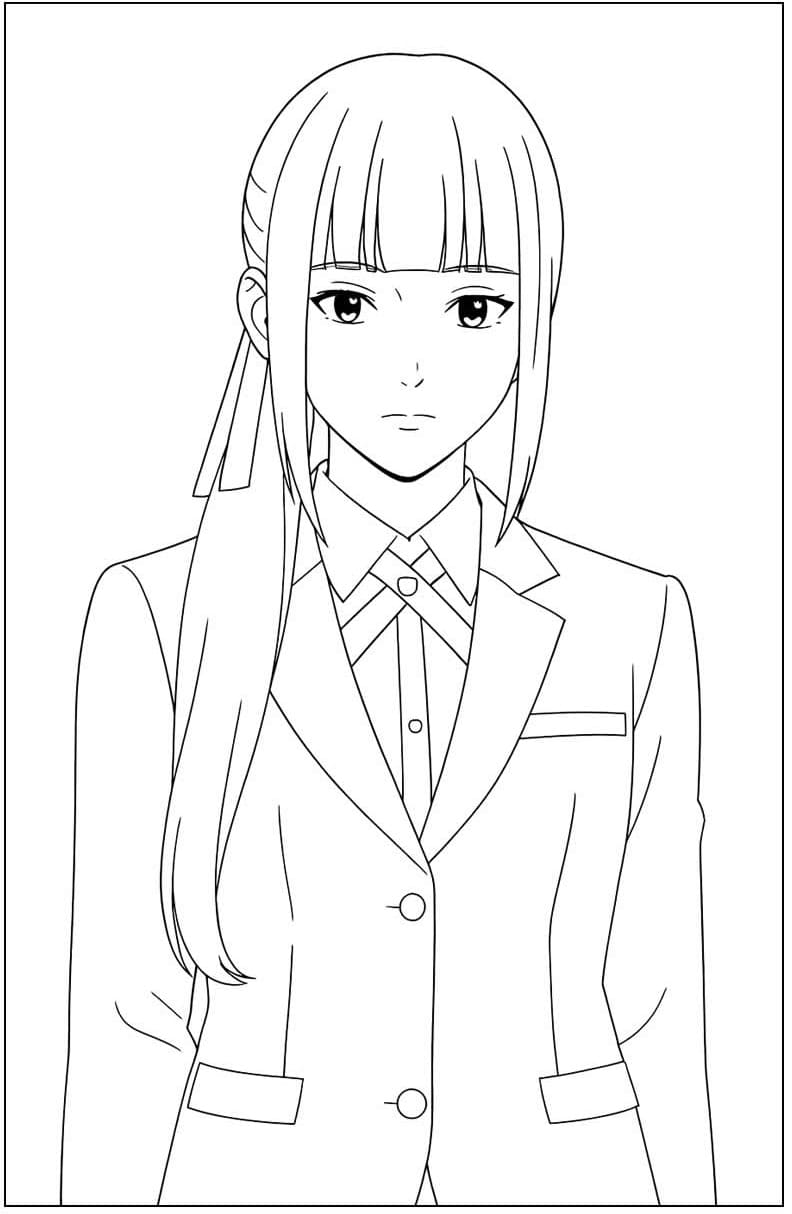 Printable Sayaka Igarashi Coloring Pages