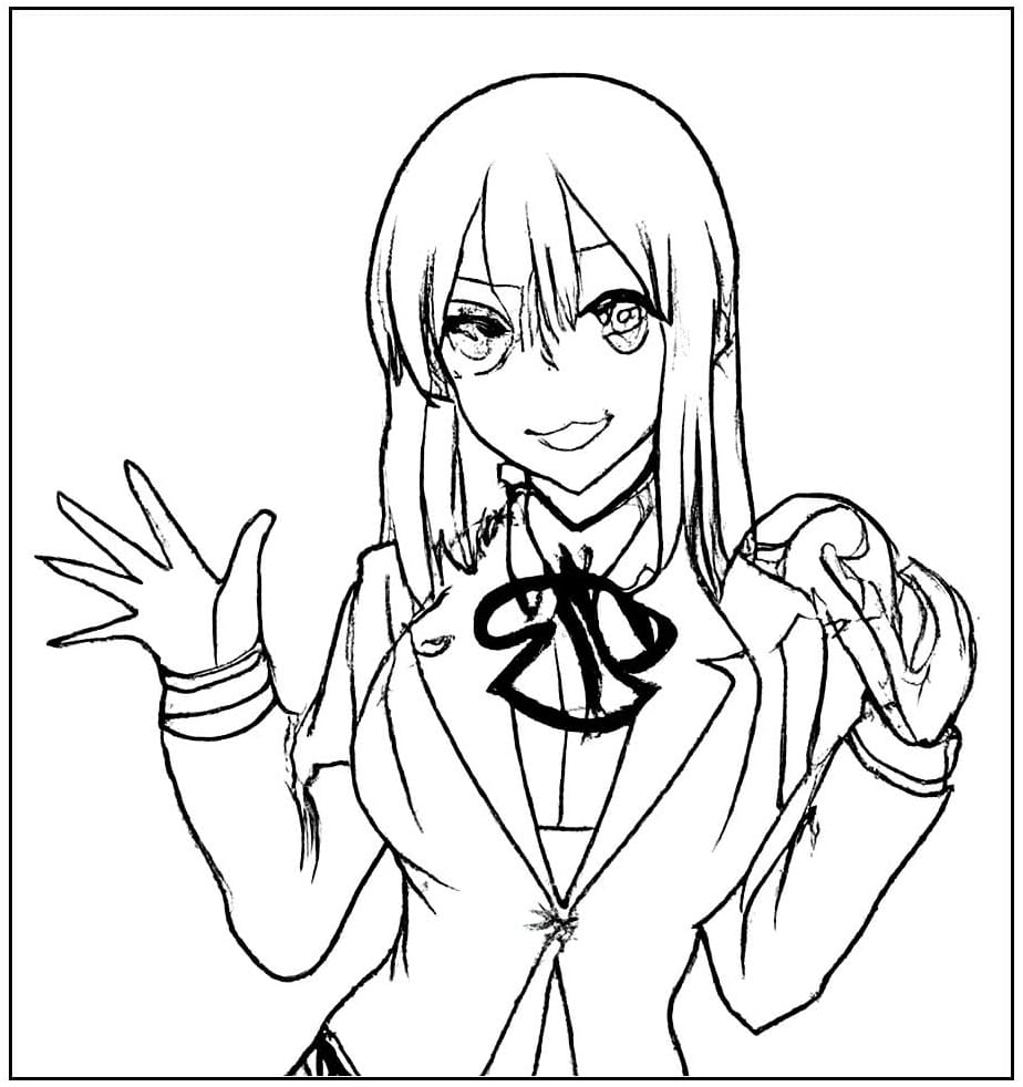 Sayaka Igarashi in Anime Kakegurui