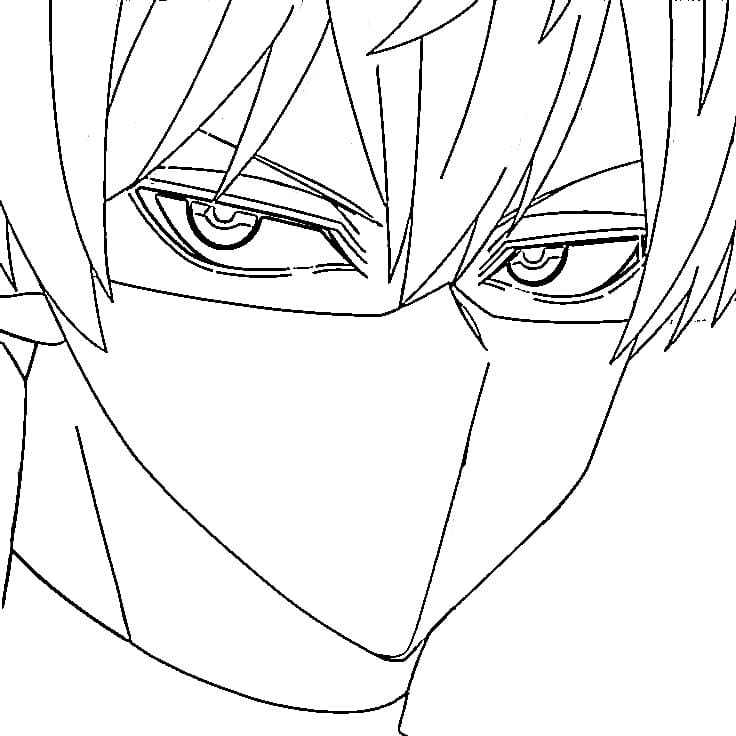 Tougen Anki Jin Kougasaki coloring page Tougen Anki Jin Kougasaki