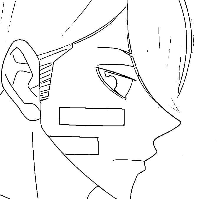 Tougen Anki Naito Mudano coloring page Tougen Anki Naito Mudano