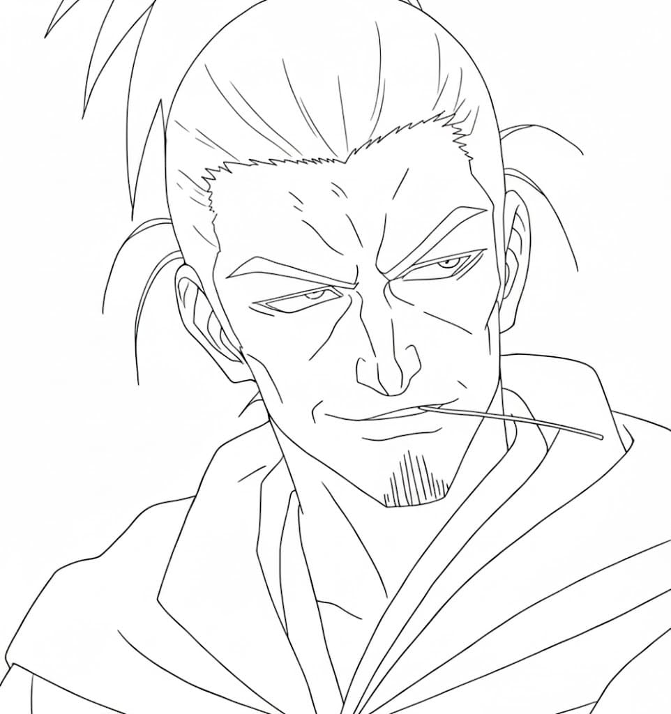 Printable Atomic Samurai Coloring Pages