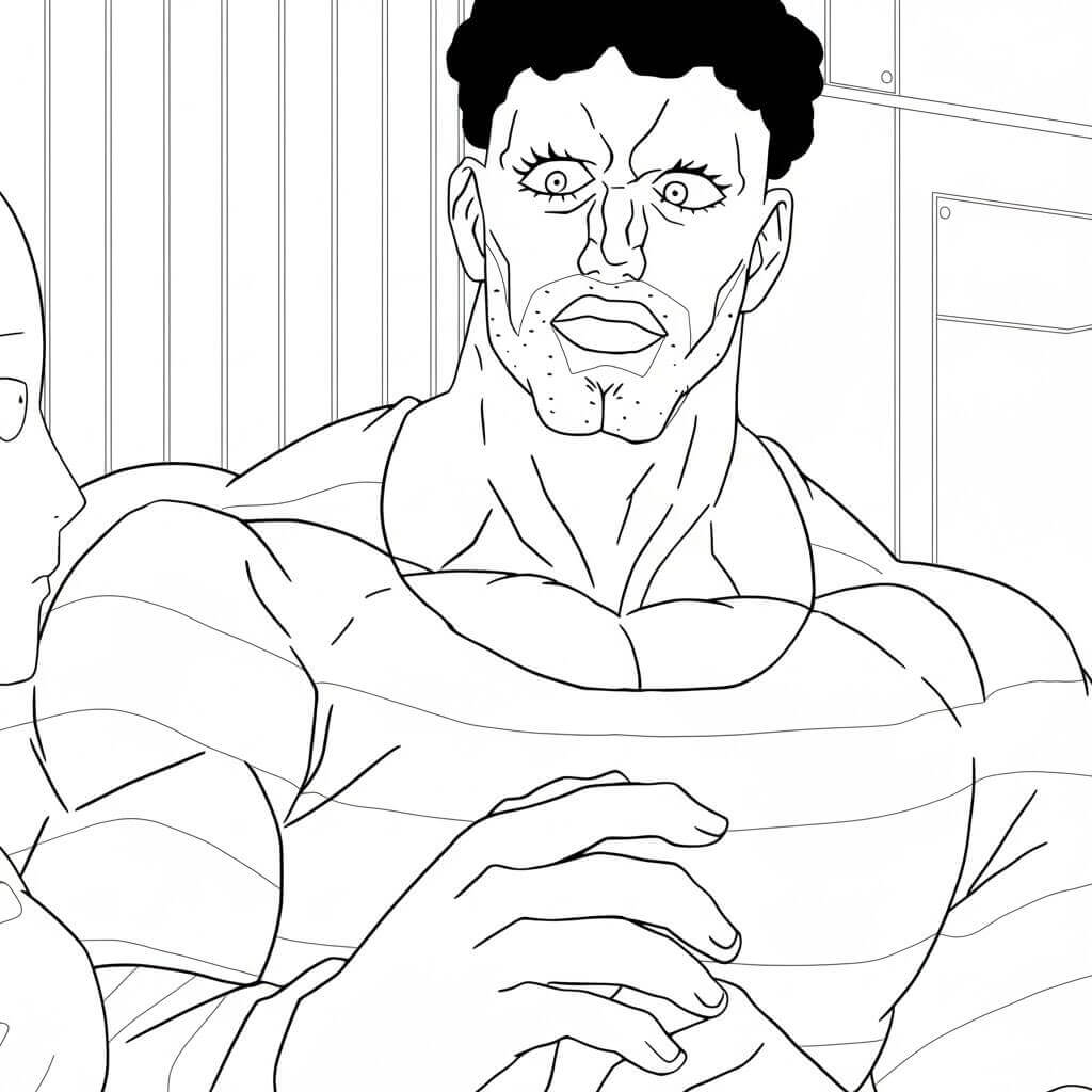 Saitama and Puri-Puri Prisoner