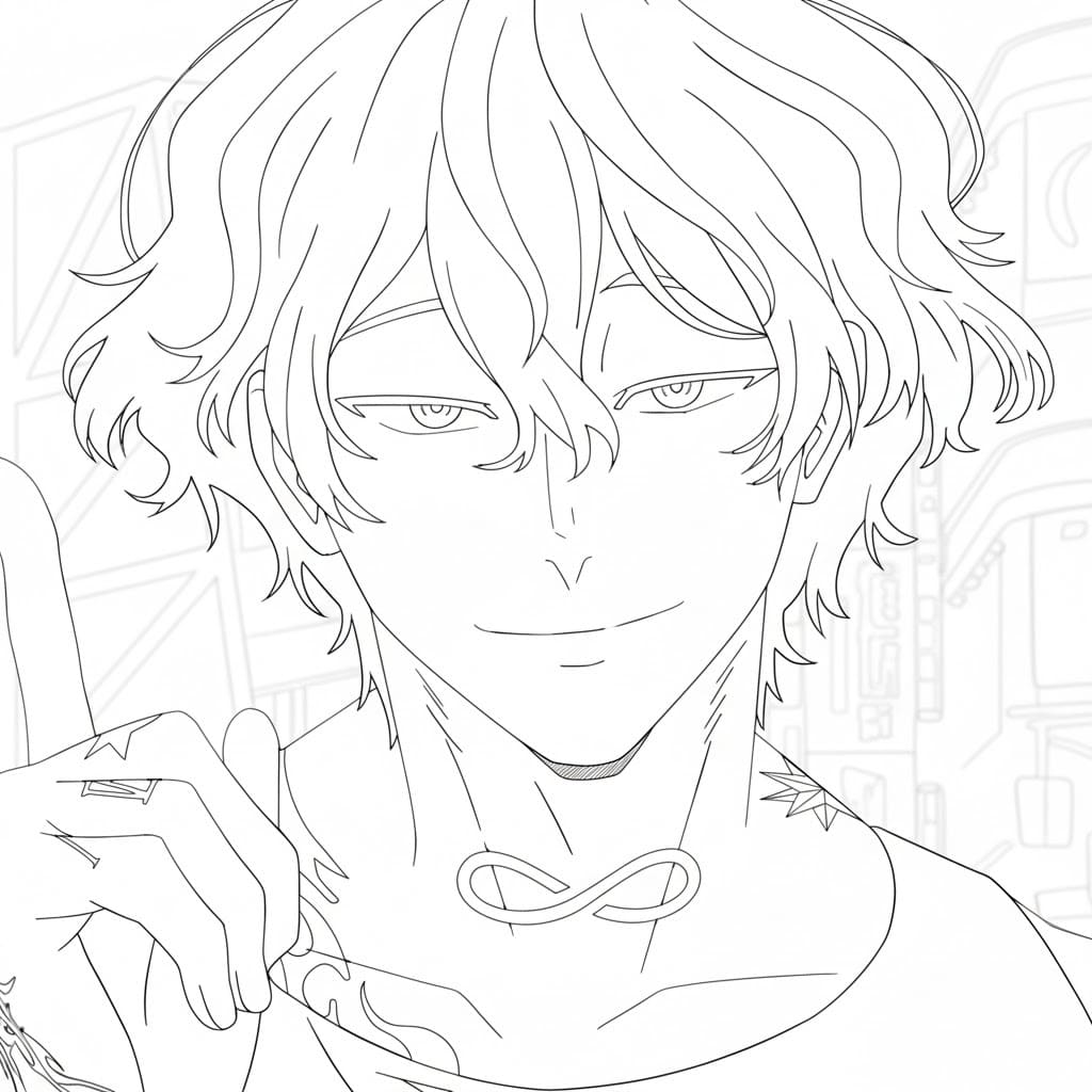 Yamato Endo from Anime Wind Breaker