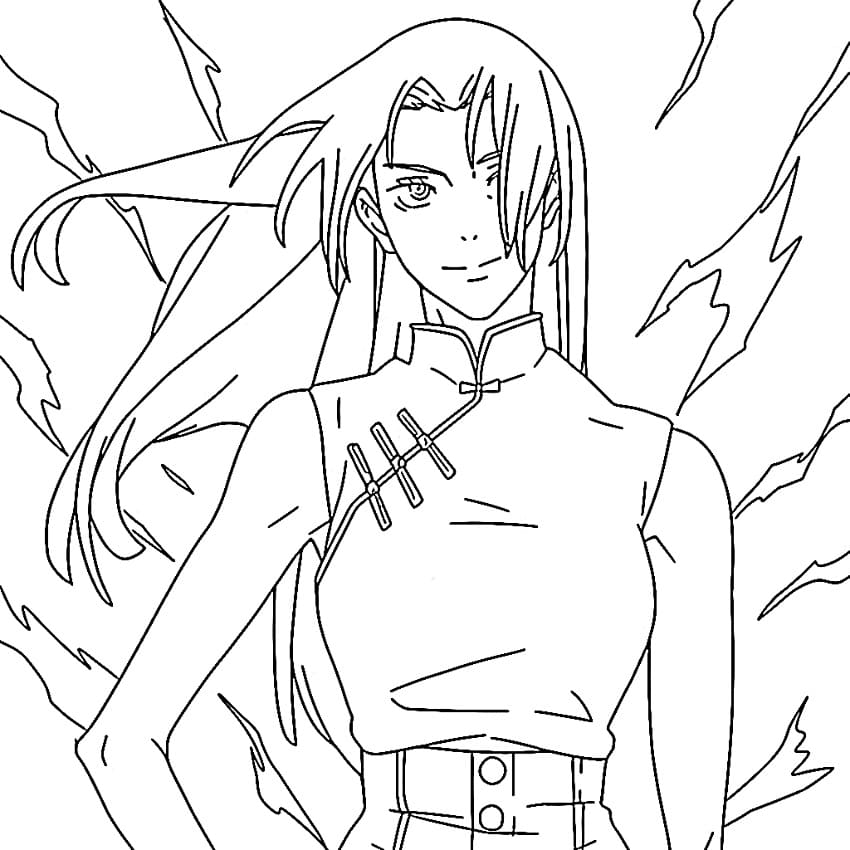 Printable Yuki Tsukumo Coloring Pages