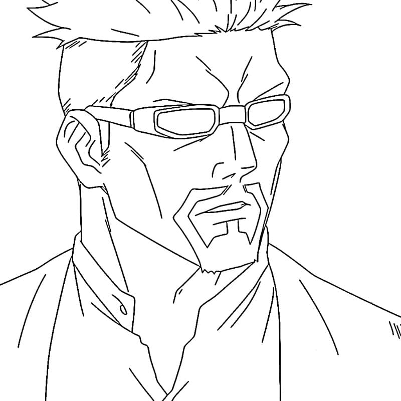 Printable Masamichi Yaga Coloring Pages