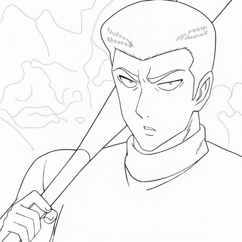 Printable Metal Bat Coloring Pages