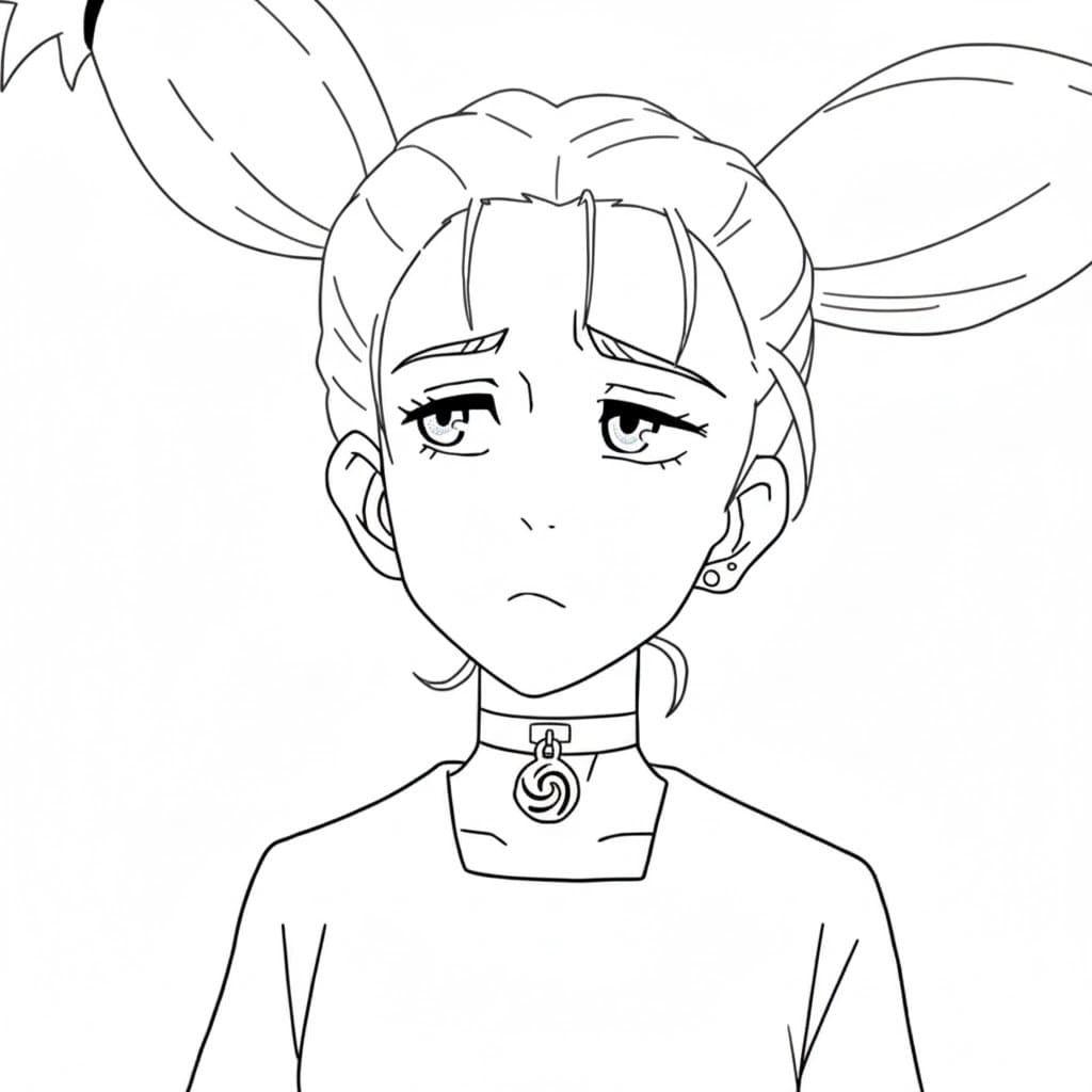 Printable Momo Nishimiya Coloring Pages