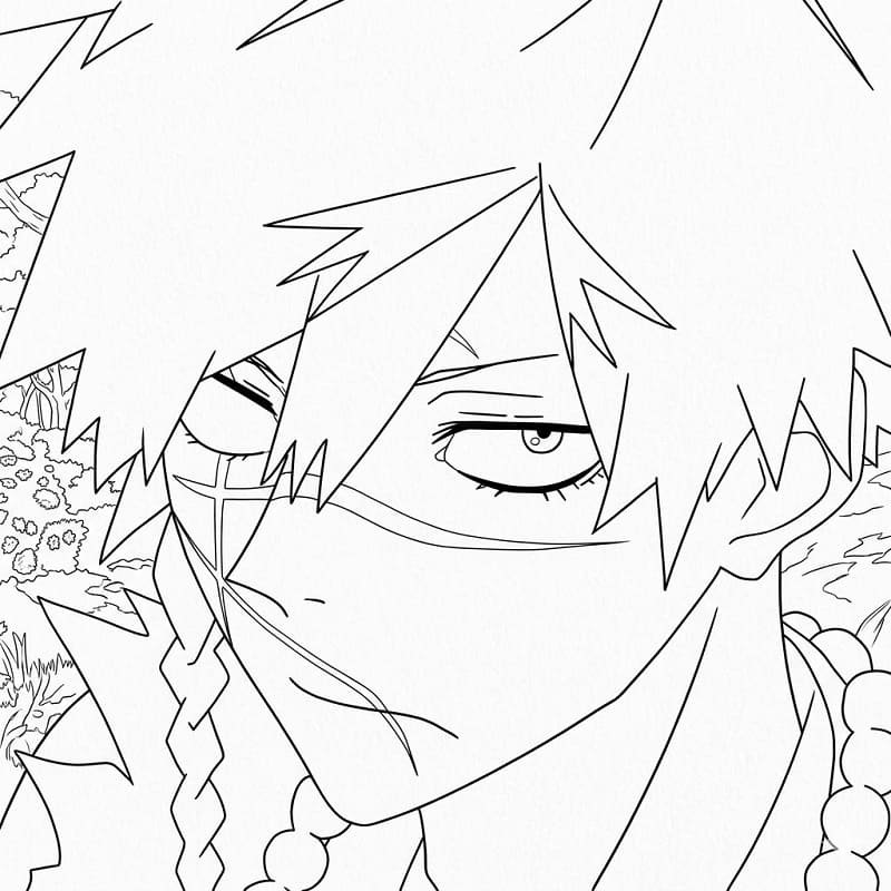 Chobei Aza in Anime Hell's Paradise