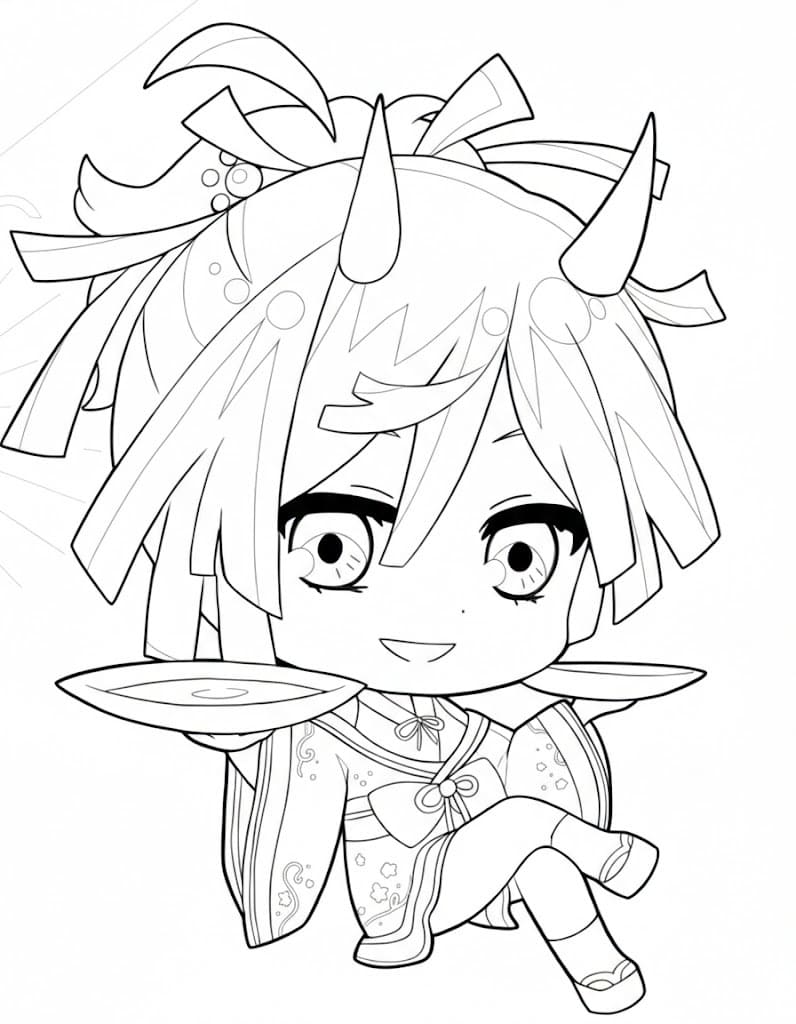 Cute Chibi Yuzuriha