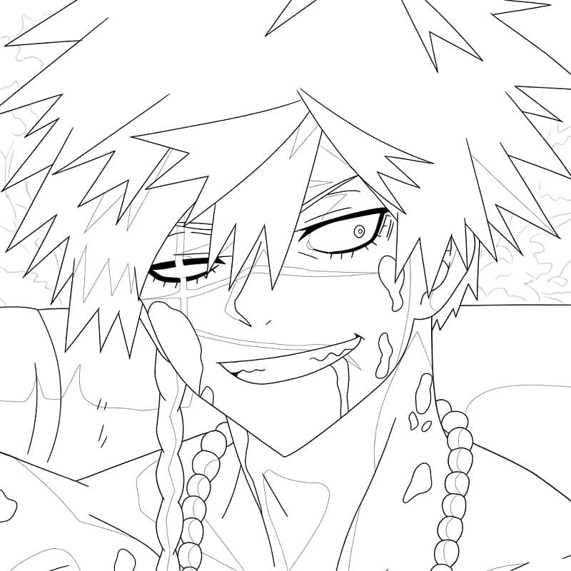 Printable Chobei Aza Coloring Pages