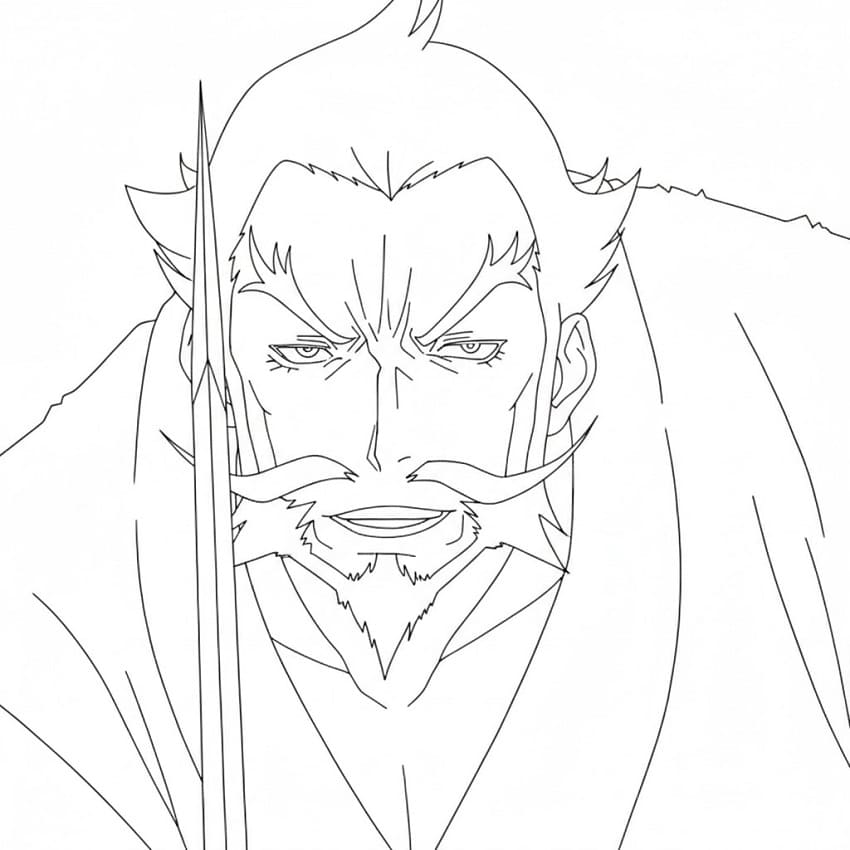 Gantetsusai Tamiya in Anime Hell's Paradise