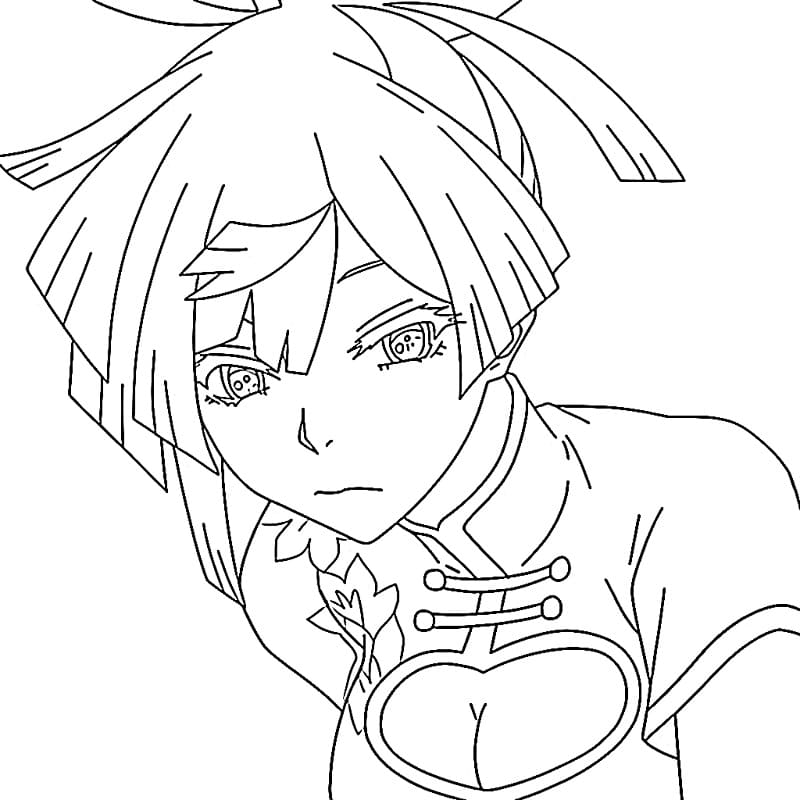 Yuzuriha from Anime Jigokuraku