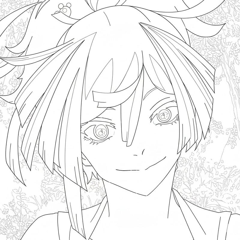 Yuzuriha in Anime Hell's Paradise