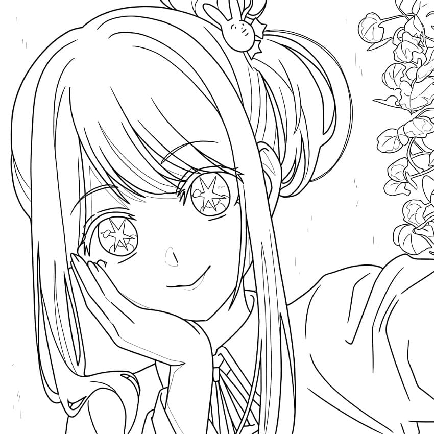 Ai Hoshino in Anime Oshi no Ko