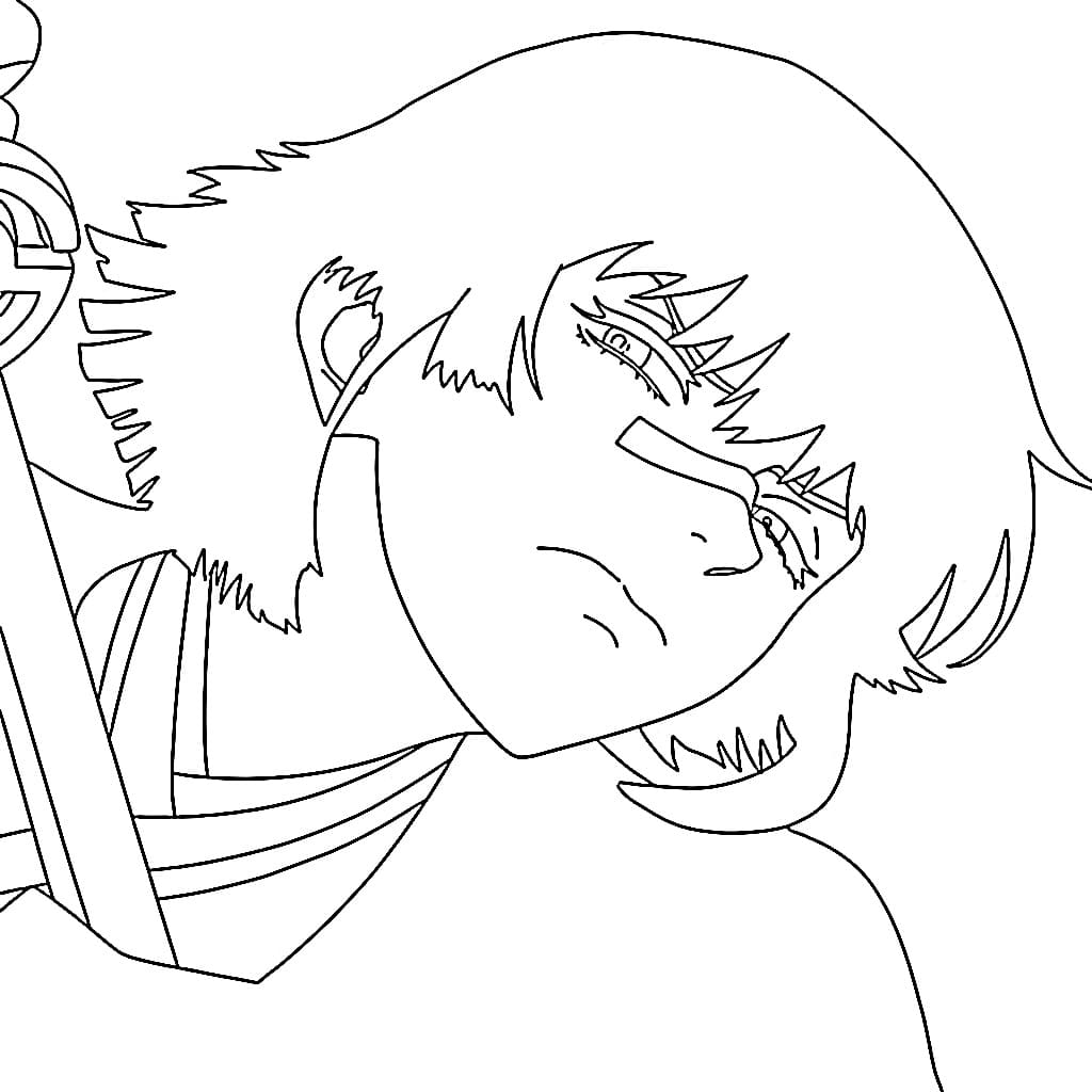 Aza Toma from Anime Hell's Paradise