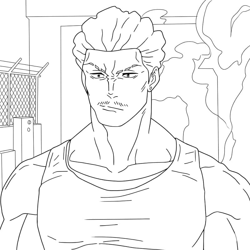 Kinji Hakari in Anime Jujutsu Kaisen