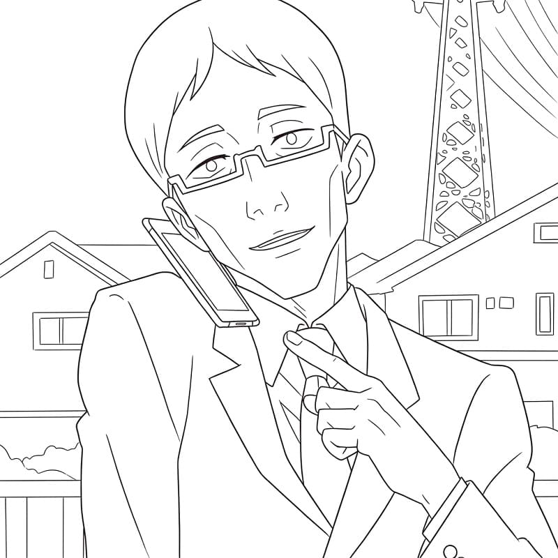 Kiyotaka Ijichi in Anime Jujutsu Kaisen