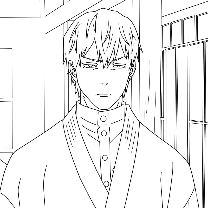 Naoya Zenin from Anime Jujutsu Kaisen