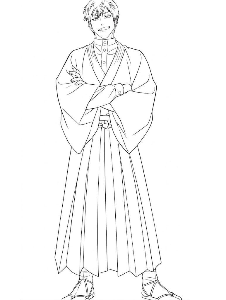 Naoya Zenin in Anime Jujutsu Kaisen