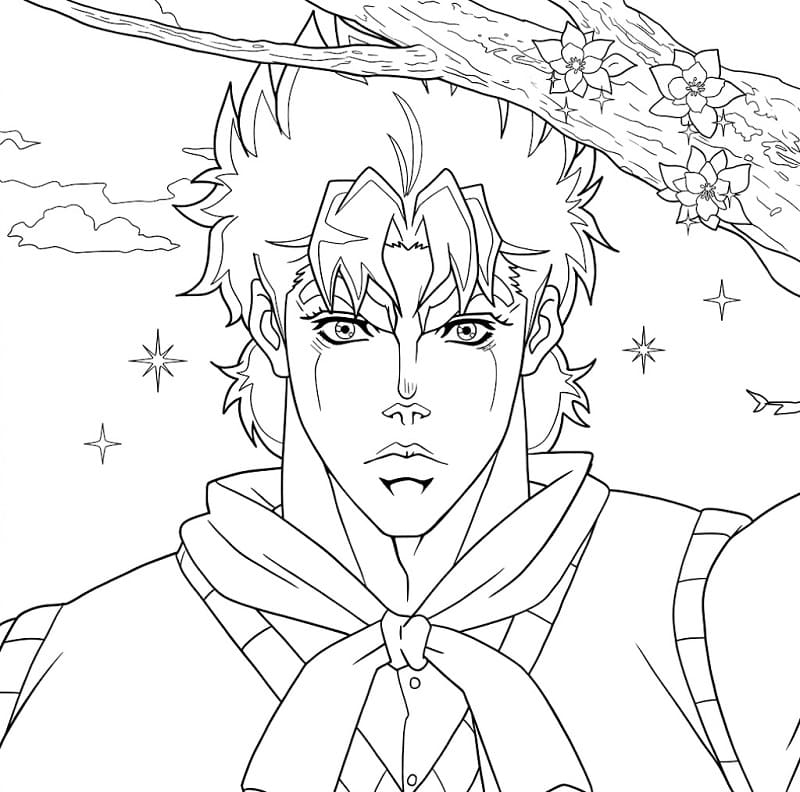 Printable Jonathan Joestar Coloring Pages