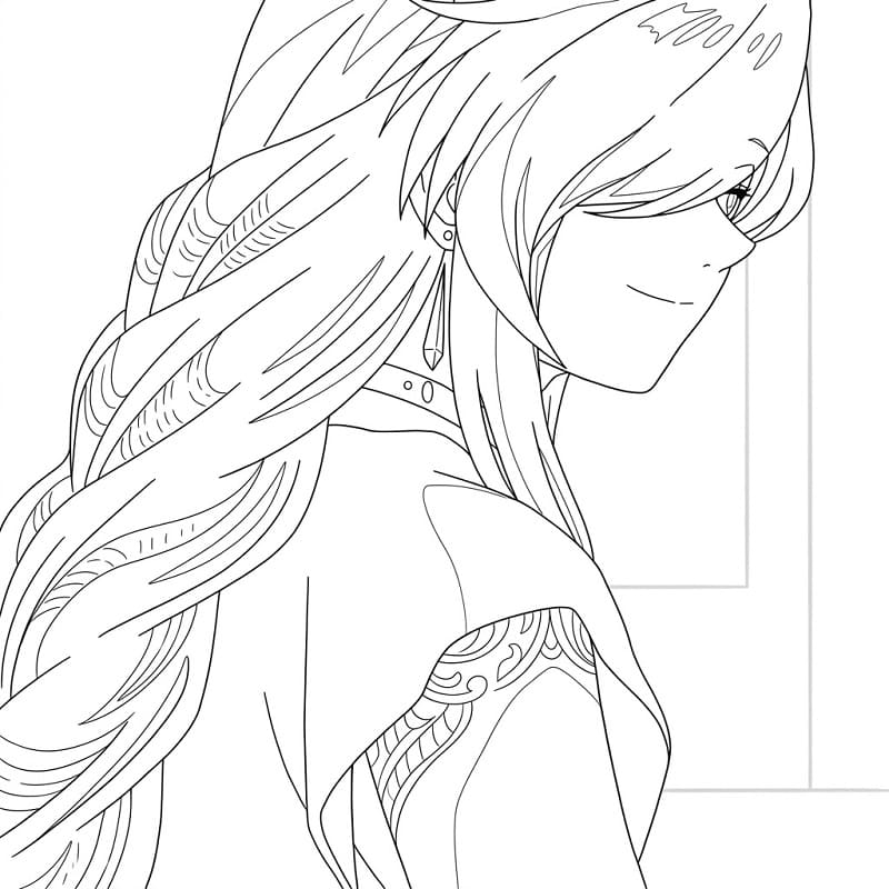 Flamme in Anime Frieren Beyond Journey's End