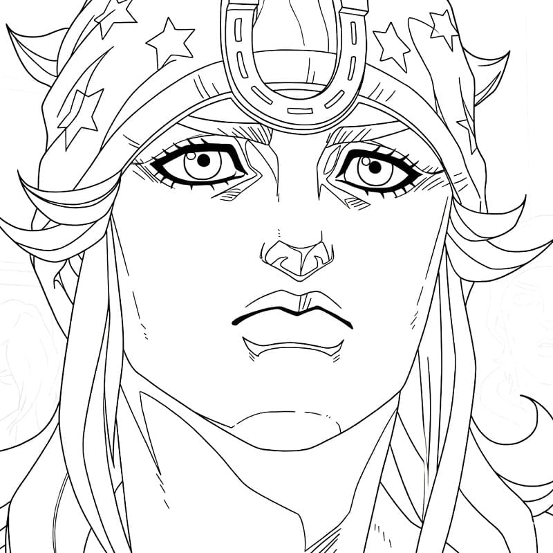 Free Printable Johnny Joestar